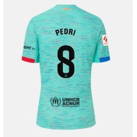 Barcelona Pedri Gonzalez #8 3rd trikot Frauen 2023-24 Kurzarm